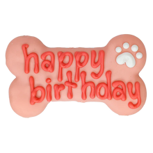 Bosco & Roxy's🍁Pink 6" Happy Birthday Bone