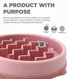 Outward Hound Pink Fun Feeder Wave