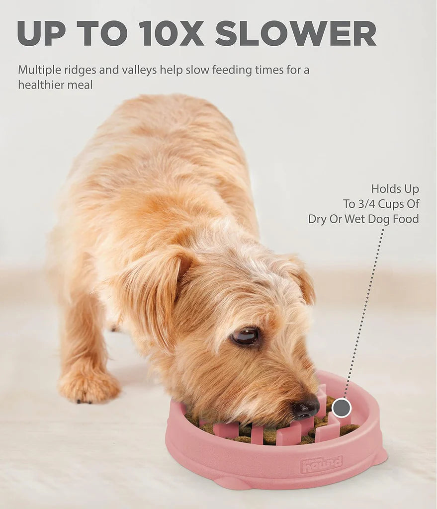 Outward Hound Pink Fun Feeder Wave