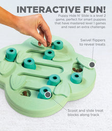 Outward Hound Nina Ottosson Puppy Hide n' Slide Puzzle Game - Level 2