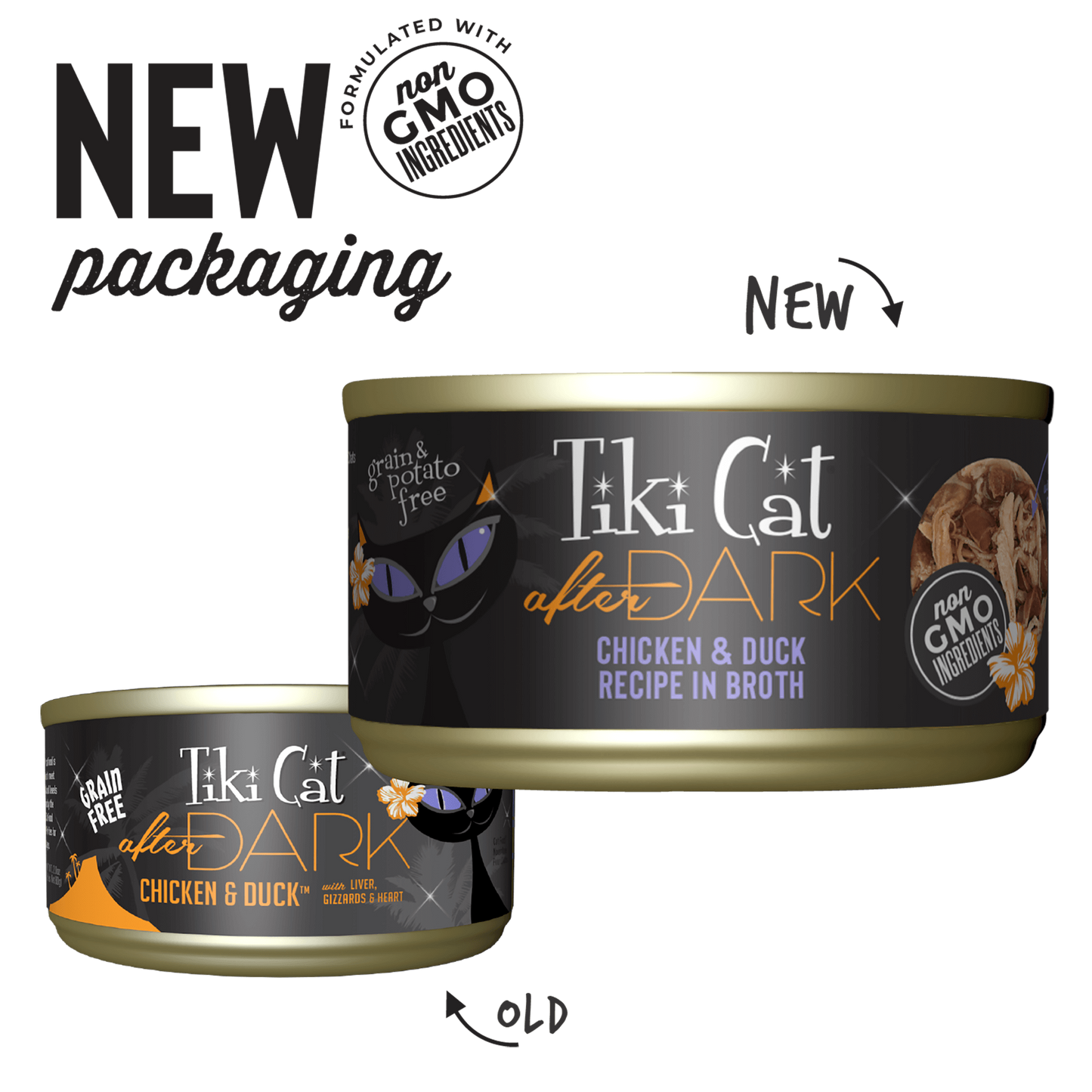 Tiki Cat After Dark Chicken & Duck Cat Food 2.8oz