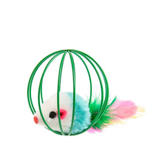 Brookbrand Green Mouse Cage Cat Toy