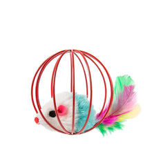Brookbrand Red Mouse Cage Cat Toy