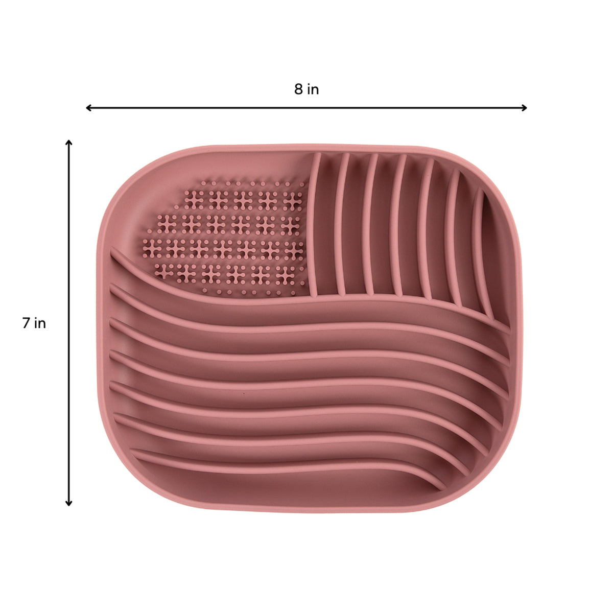 Brookbrand Pink Square Silicone Lick Mat