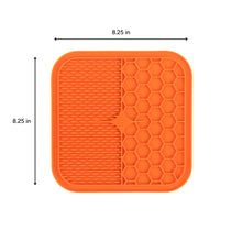 Brookbrand Orange Suction Cup Lick Mat