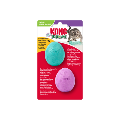 KONG Infused Catnip Egg 2 Pack