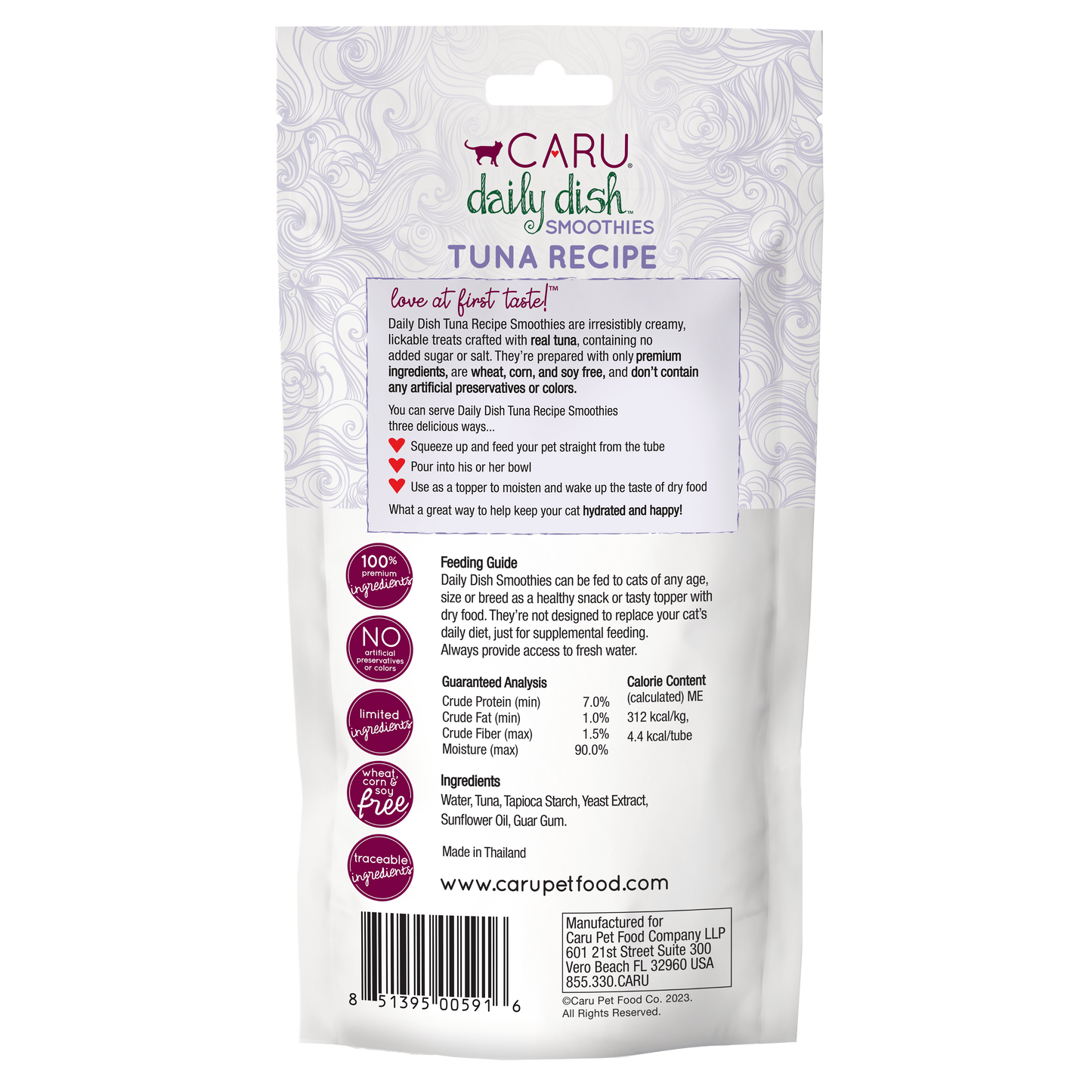 Caru Tuna Lickable Treats for Cats