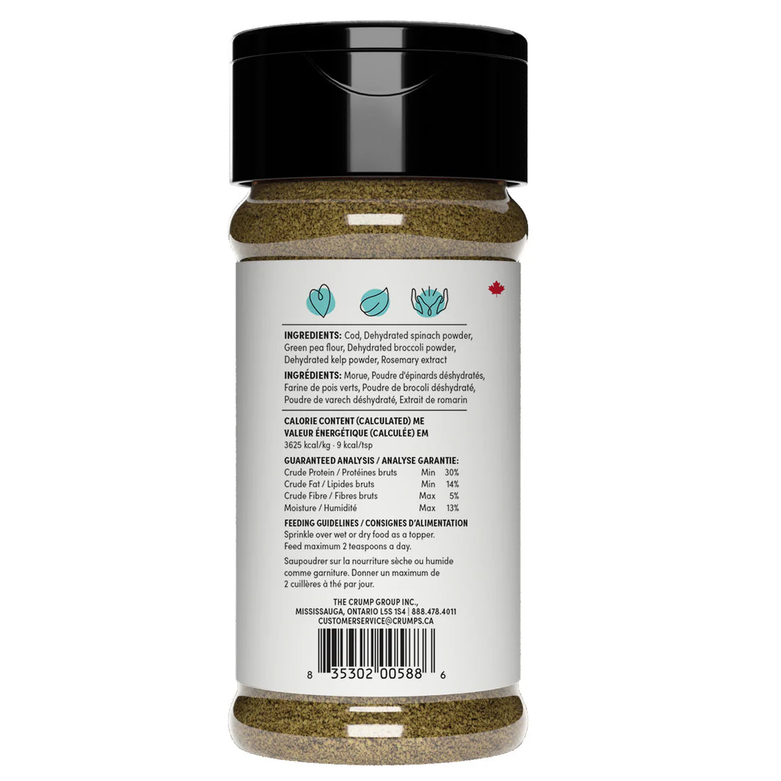 Crumps Naturals 🍁Fish & Superfood Greens Meal Topper Sprinkles 110g