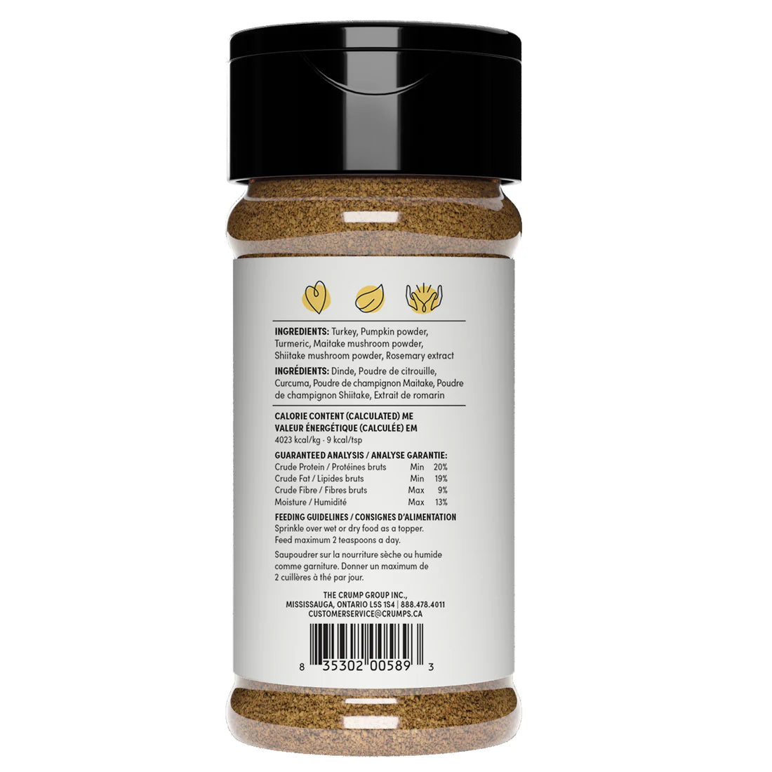 Crumps Naturals 🍁Turkey & Superfood Golds Meal Topper Sprinkles 110g