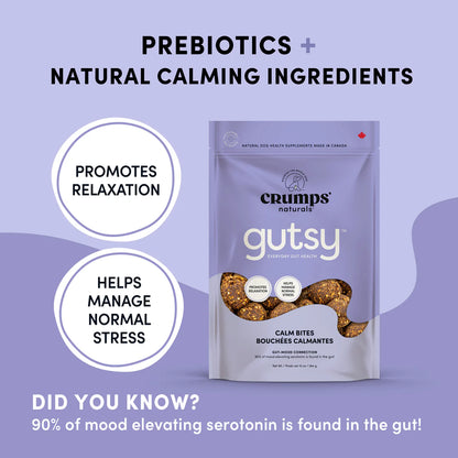 Crumps Naturals Gutsy Calm Bites for Dogs