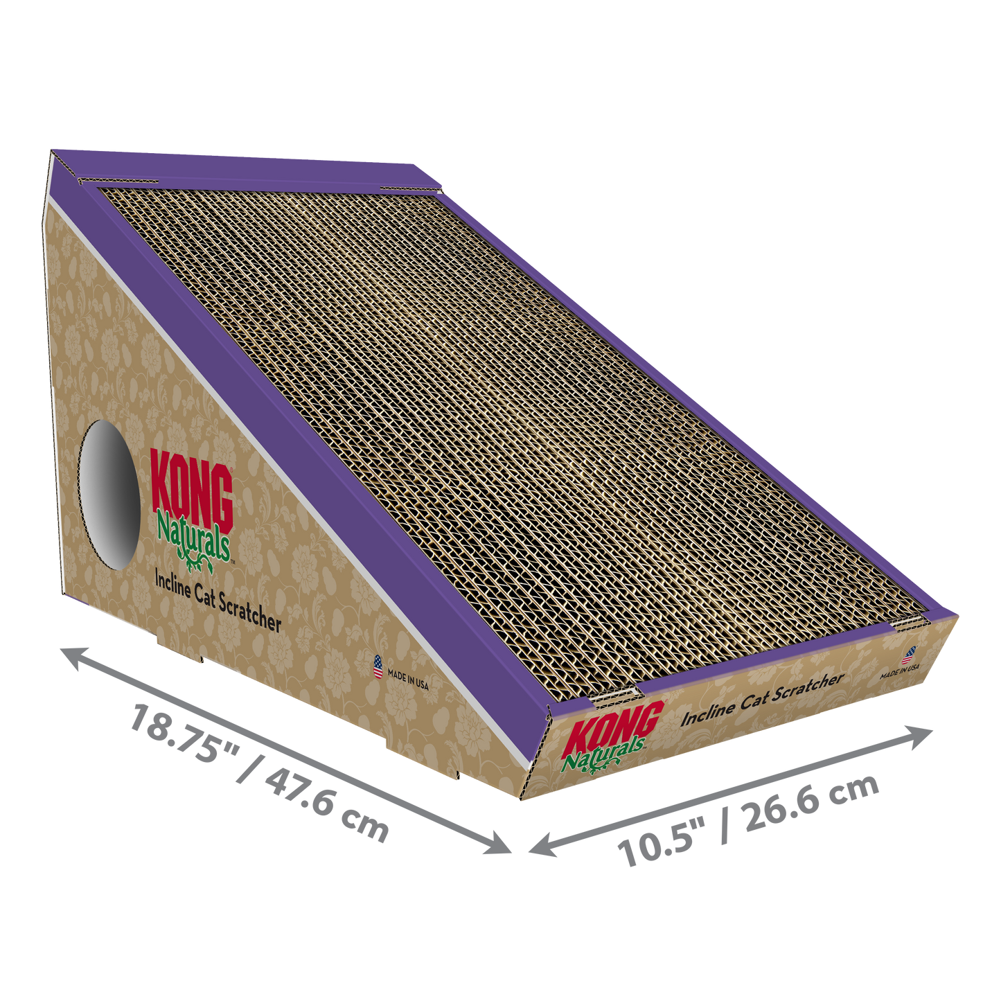 Kong Naturals Incline Scratcher with Catnip