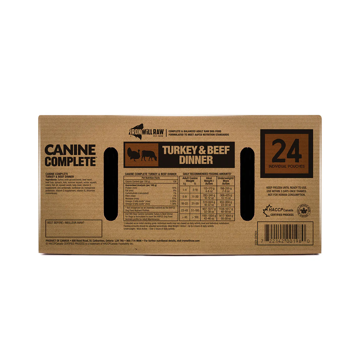 Iron Will Canine Complete Turkey & Beef Dinner for Dogs