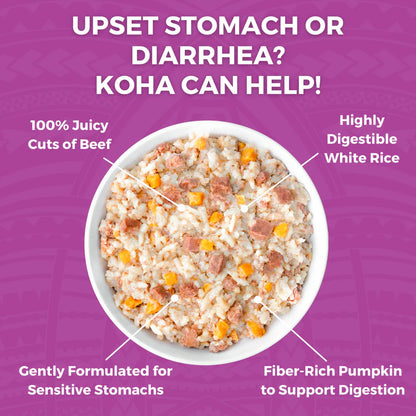 KOHA Bland Diet Beef & White Rice 12.5oz