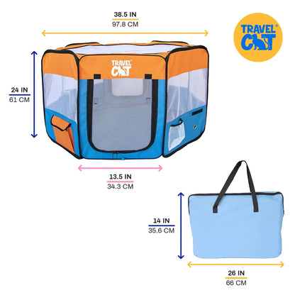 Travel Cat Feline Fun House Portable Tent