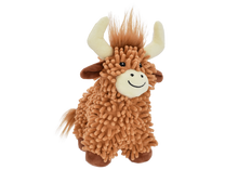 Multipet Floppy Highland Cow Dog Plush Toy