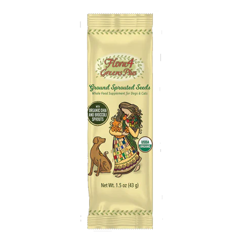 Flora4 Greens Plus - Daily Supplement for Dogs and Cats 43g