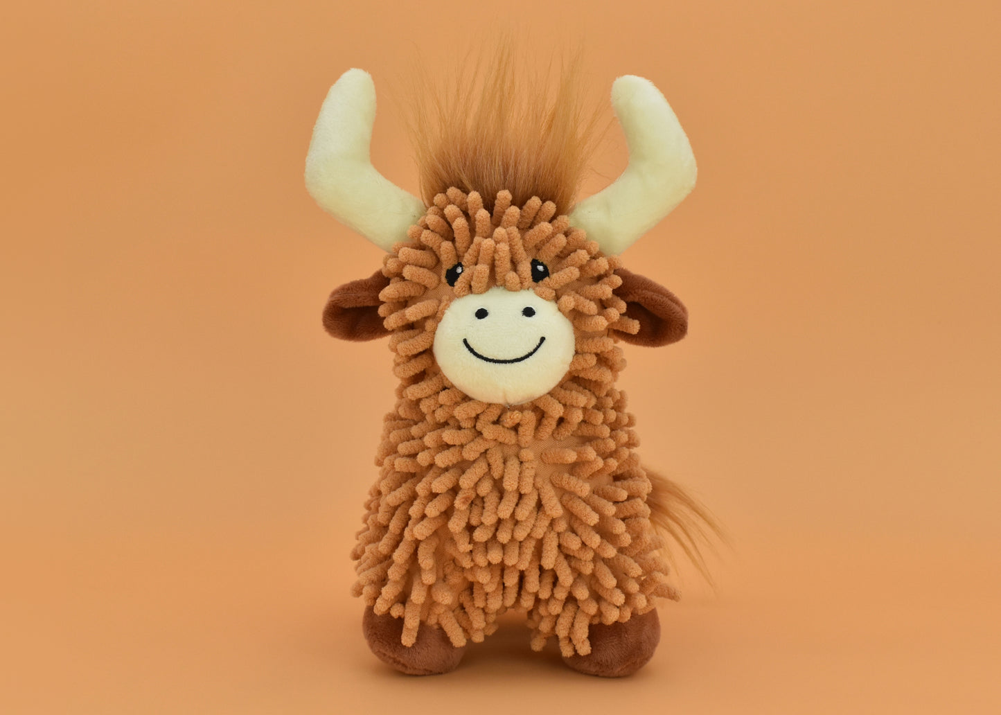 Multipet Floppy Highland Cow Dog Plush Toy