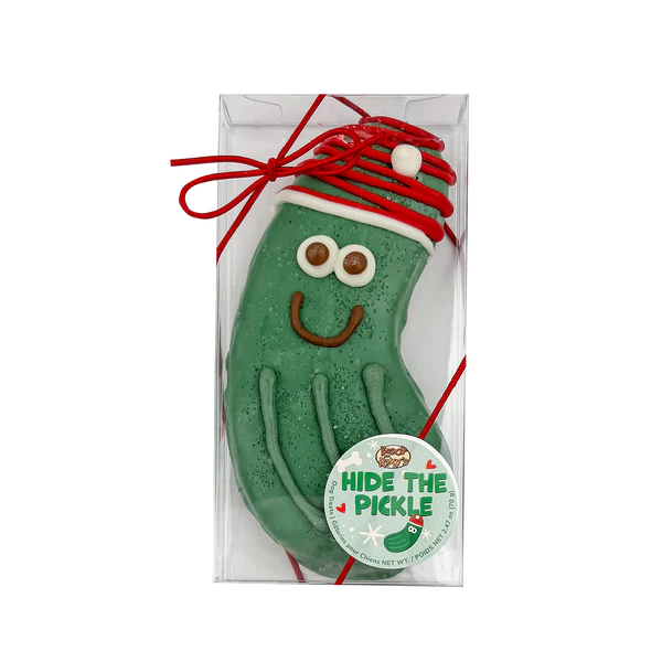 Bosco & Roxy's Find Me Christmas Pickle Dog Cookie