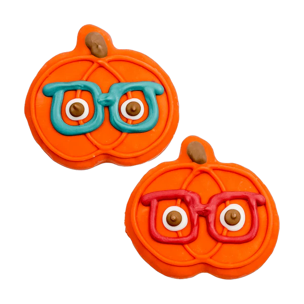 Bosco & Roxy's 🍁Pumpkin with Specs Dog Cookie
