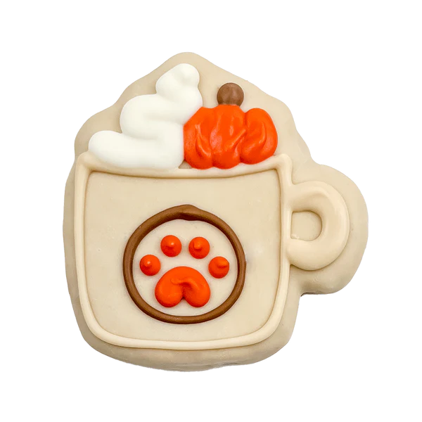Bosco & Roxy's 🍁Pumpkin Spice & Everything Nice Latte Dog Cookie