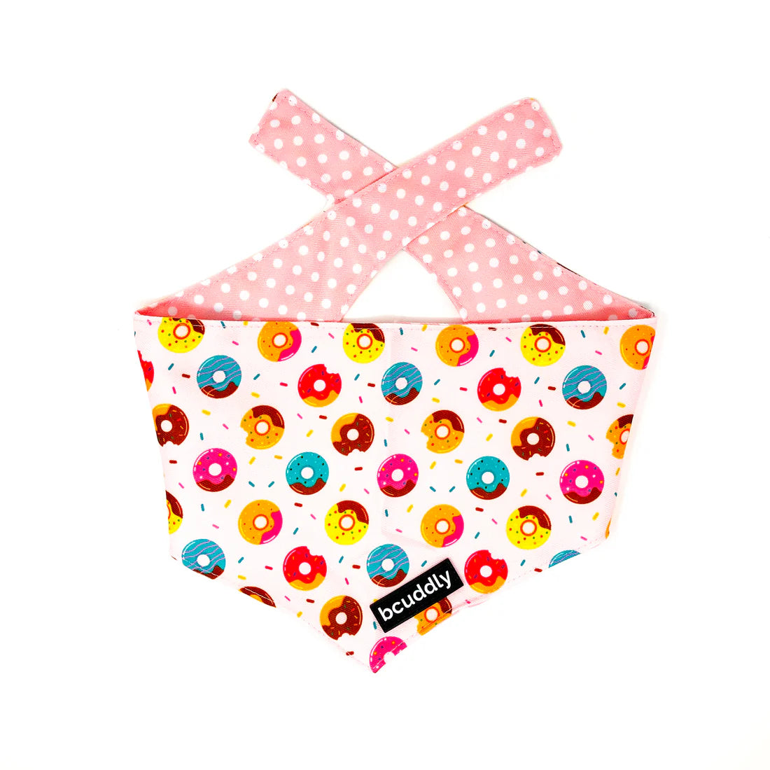 Bcuddly Blush Pink Donut Bandanna