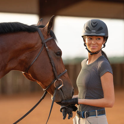 Troxel Liberty Black Duratec Equestrian Helmet