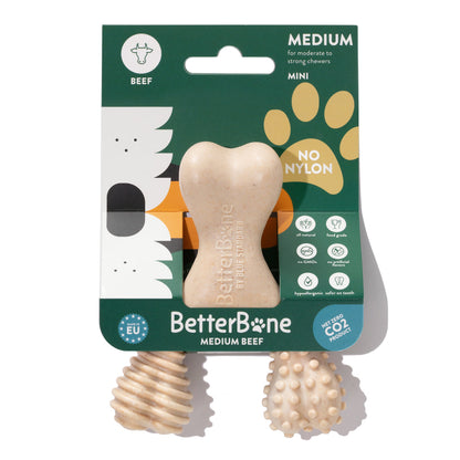 BetterBone Medium Beef Dog Chew for Light to Strong Chewers