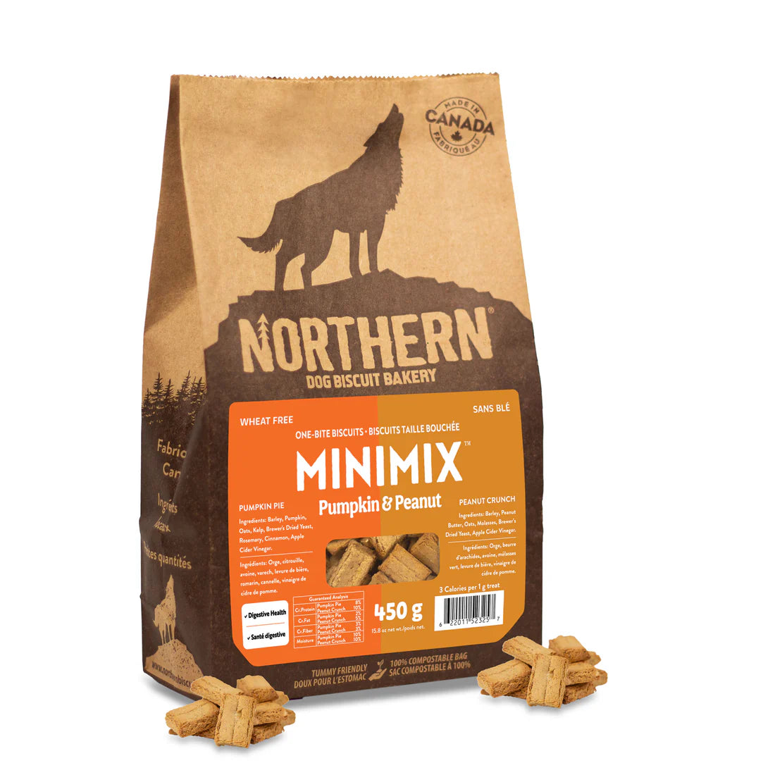 Northern Biscuit Pumpkin Pie & Peanut Crunch Mini Mix 450g