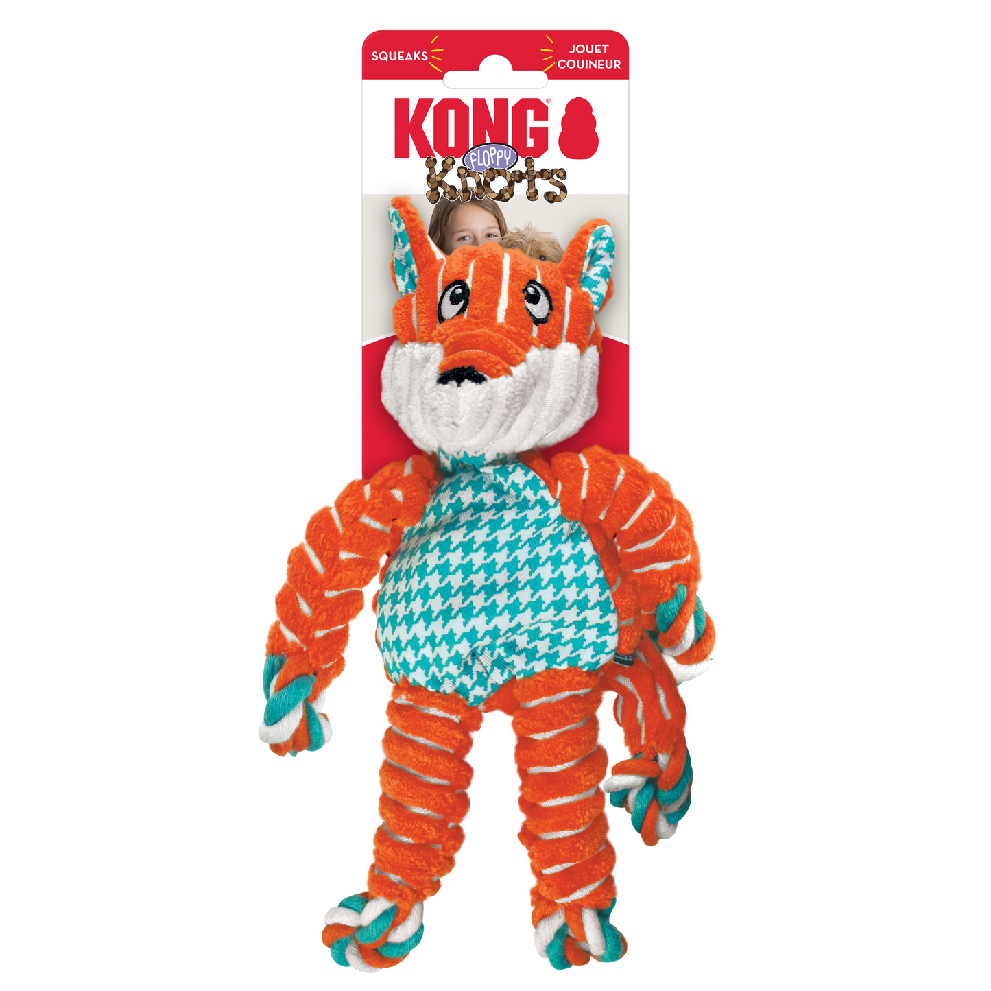 Kong Floppy Knots Fox