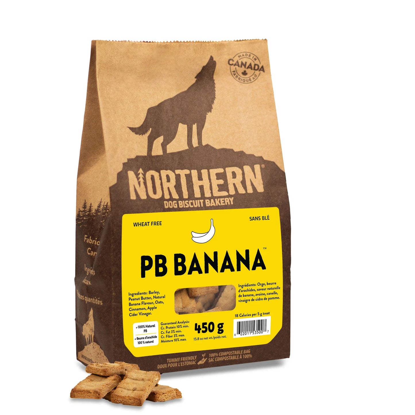 Northern Biscuit Peanut Banana with Cinnamon 450g