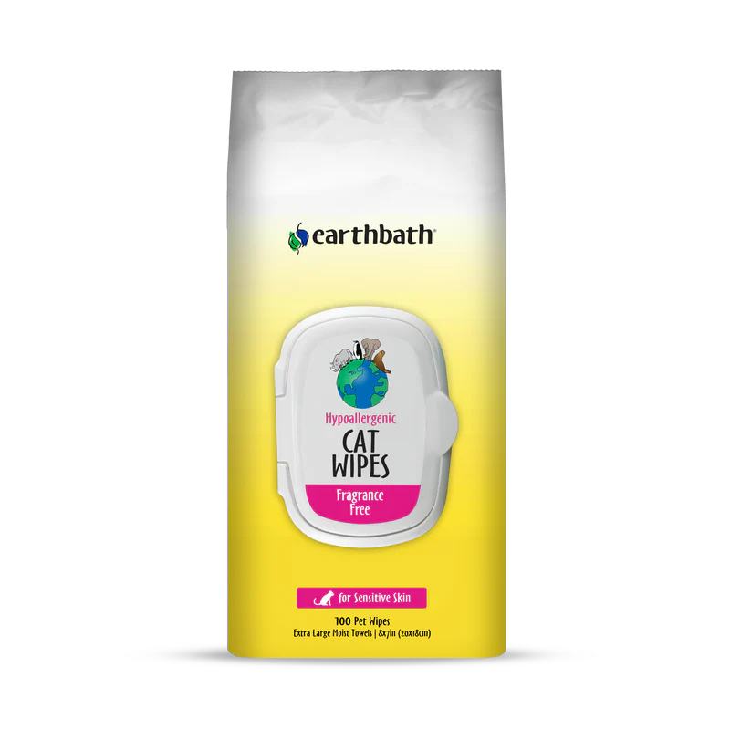 Earthbath Cat Hypo-Allergenic Grooming Wipes