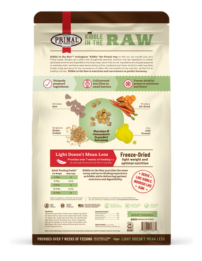 Primal Kibble In The Raw Chicken Cat 1.5lb
