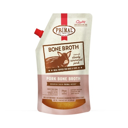 Primal Pet Foods Pork Bone Broth 20Oz