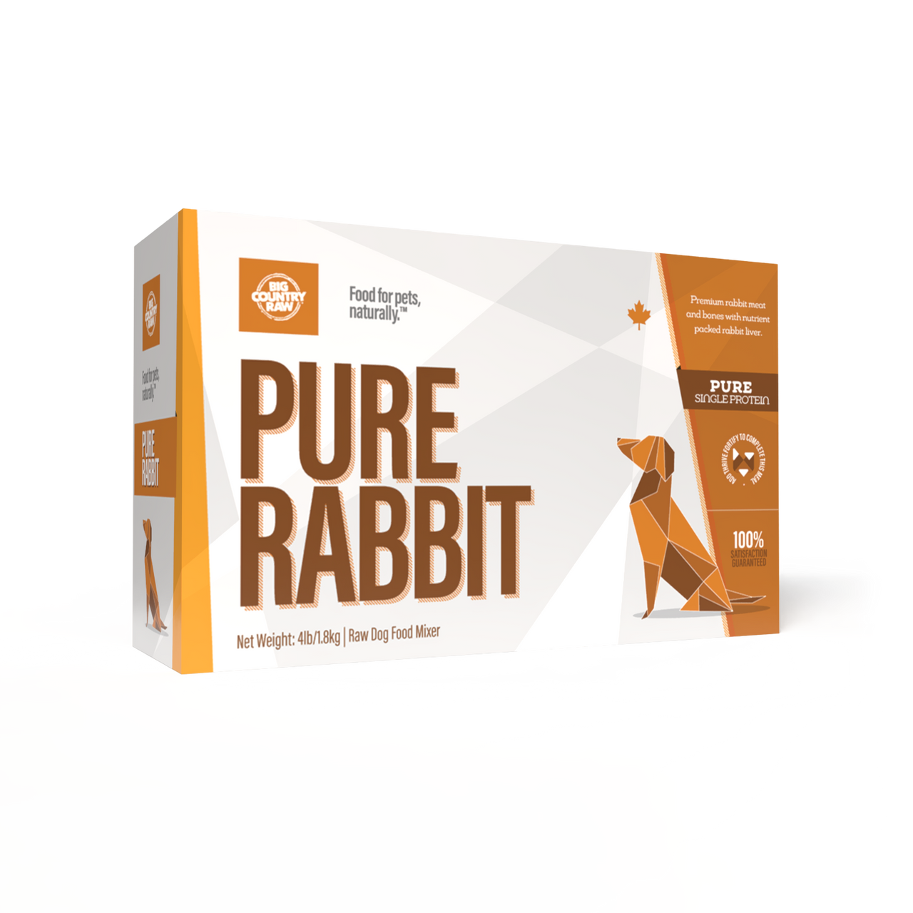 Big Country Raw Pure Rabbit 4Lb Carton
