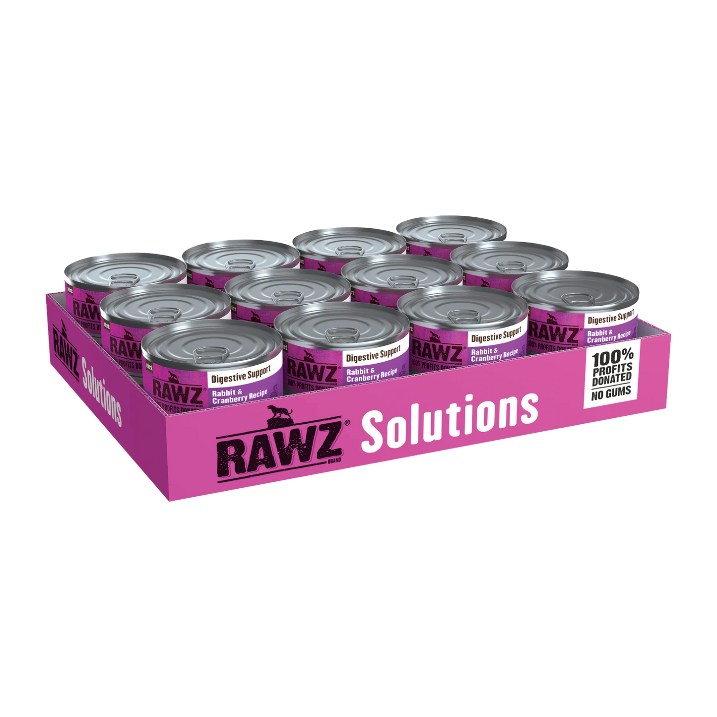 RAWZ Rabbit & Cranberry Digestive Support for Cats