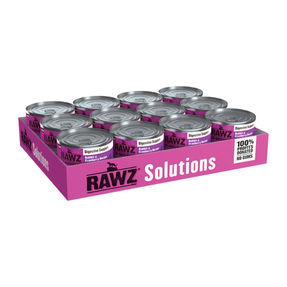RAWZ Rabbit & Cranberry Digestive Support for Cats