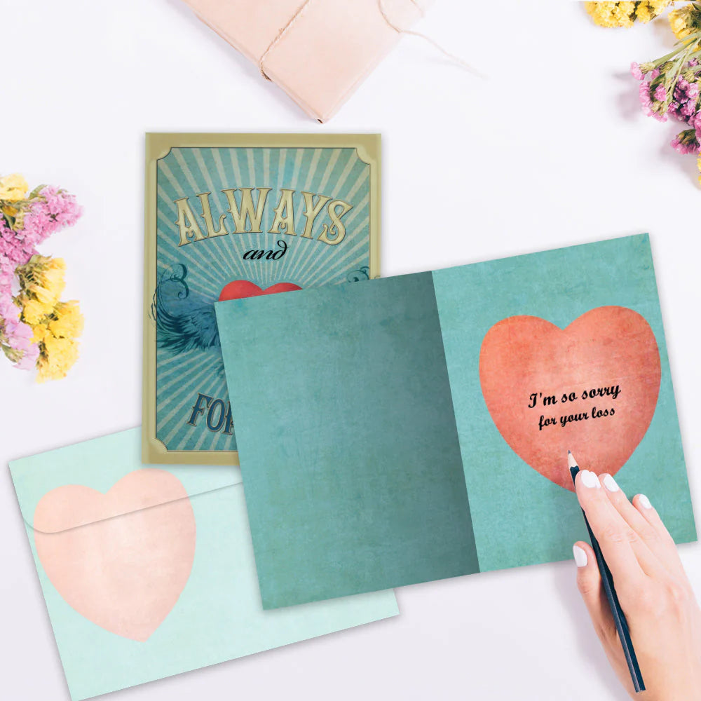 Tree Free Always and Forever Pet Sympathy Card