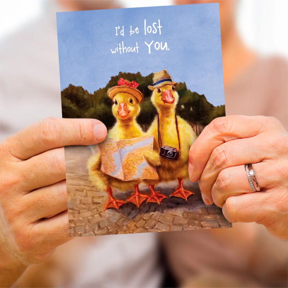 Tree Free Literally Lost Without You Anniversary Card