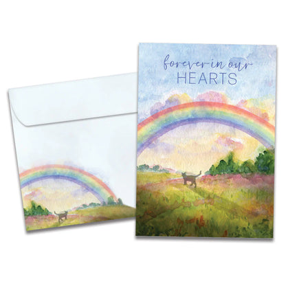 Tree Free Greetings 🍁Cat - Forever in Our Hearts Pet Sympathy Card