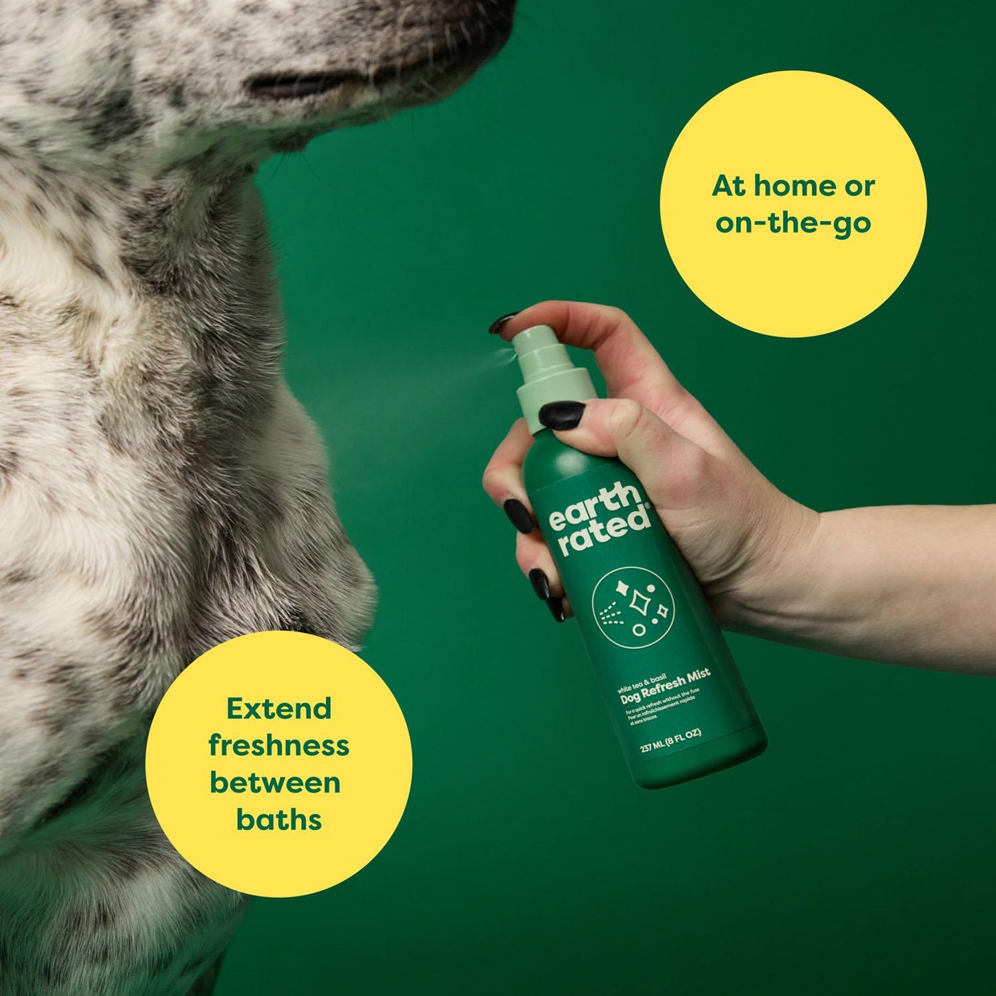 Earth Rated 🍁White Tea & Basil Refresh Mist Grooming Deodorizing Spray
