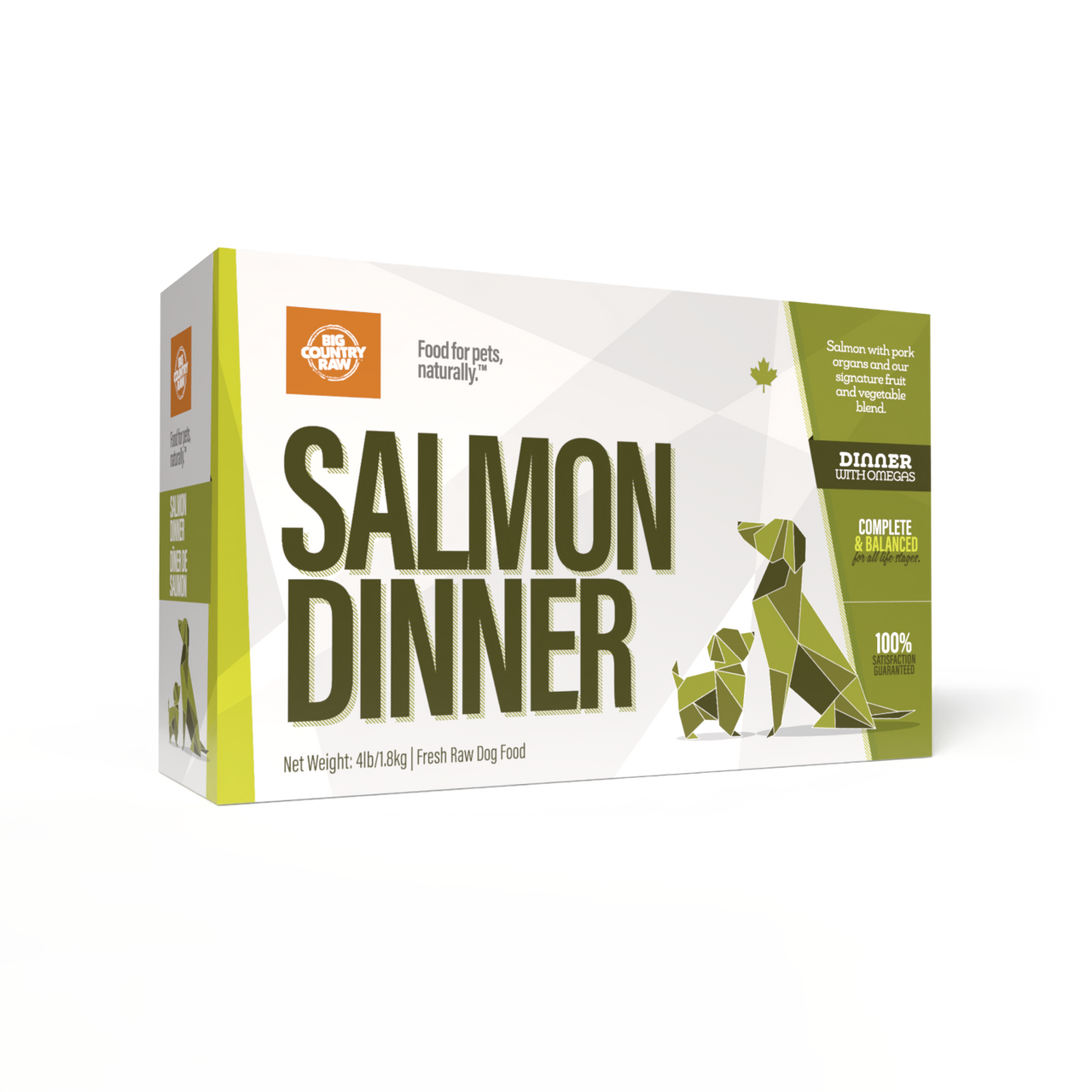 Big Country Raw Salmon Dinner 4Lb Carton