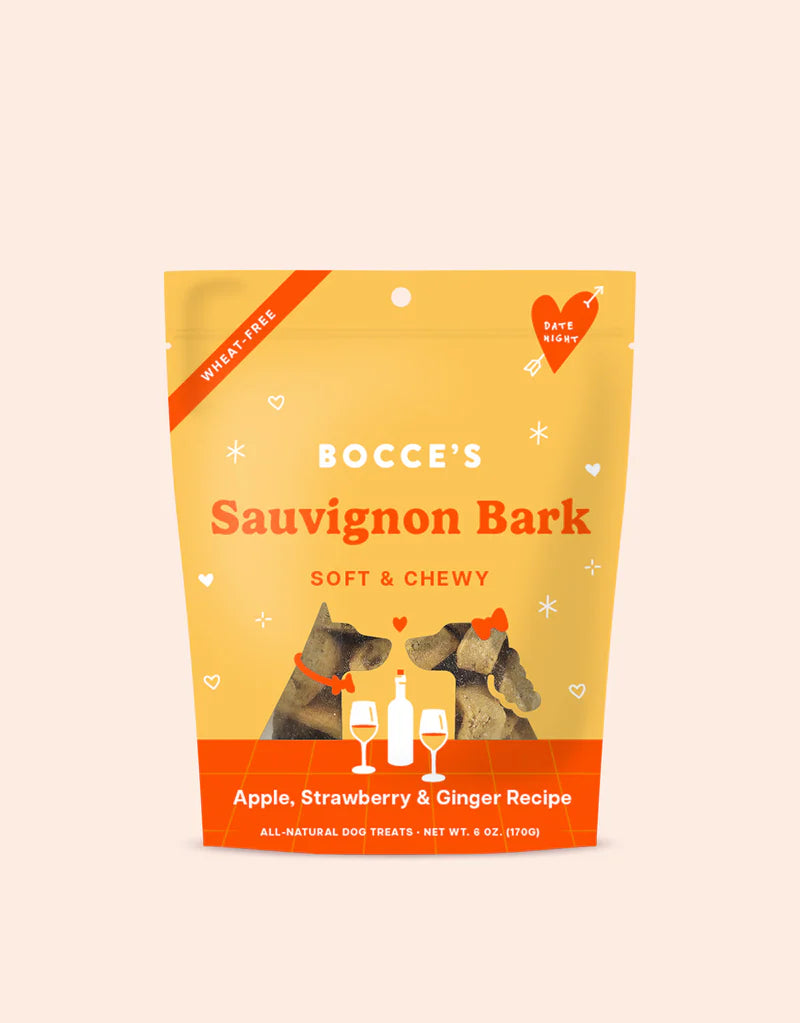 Bocce's Bakery Sauvignon Bark Soft & Chewy Dog Biscuit 6oz