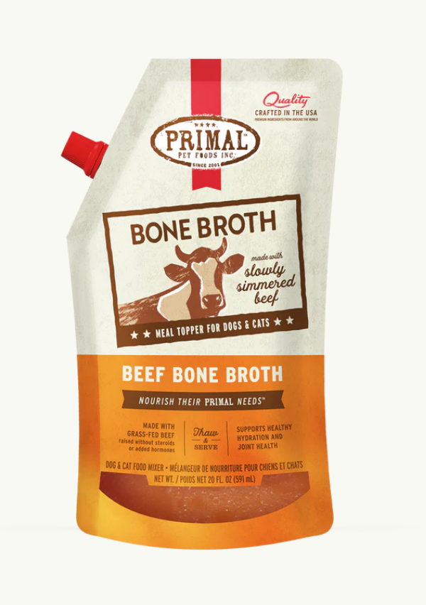 Primal Pet Foods Beef Bone Broth 20Oz