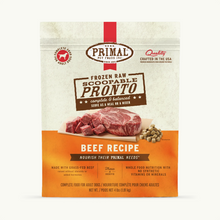 Primal Pet Foods Canine Beef Pronto Formula 4Lb