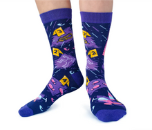 Uptown Sox Ltd. Women's Cats, Wine & True Crime Socks - Sizes 6-10