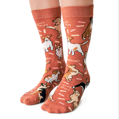 Uptown Sox Ltd. Women's Dog Mom Socks - Sizes 6-10