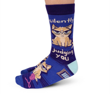 Uptown Sox Ltd. Women's Silently Judging You Socks - Sizes 6-10