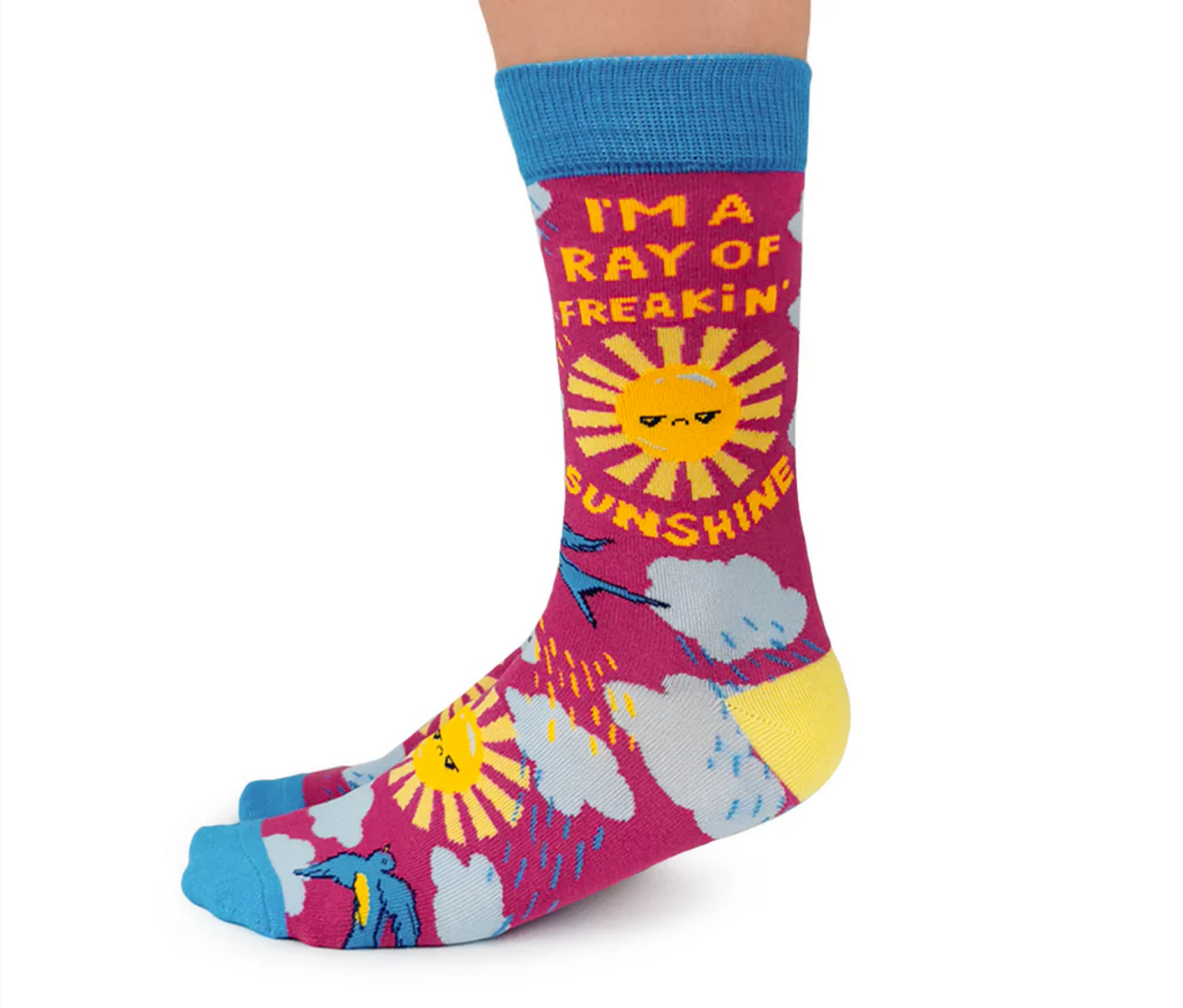 Uptown Sox Ltd. Women's Ray of Sunshine Socks - Sizes 6-10