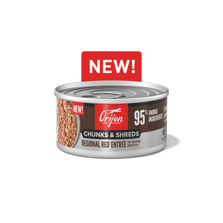 Orijen Regional Red Chunks & Shreds Wet Cat Food 5.5oz