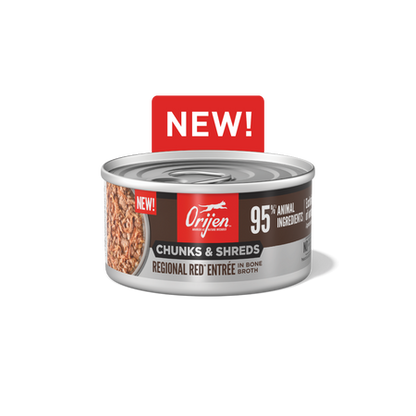 Orijen Regional Red Chunks & Shreds Wet Cat Food 5.5oz
